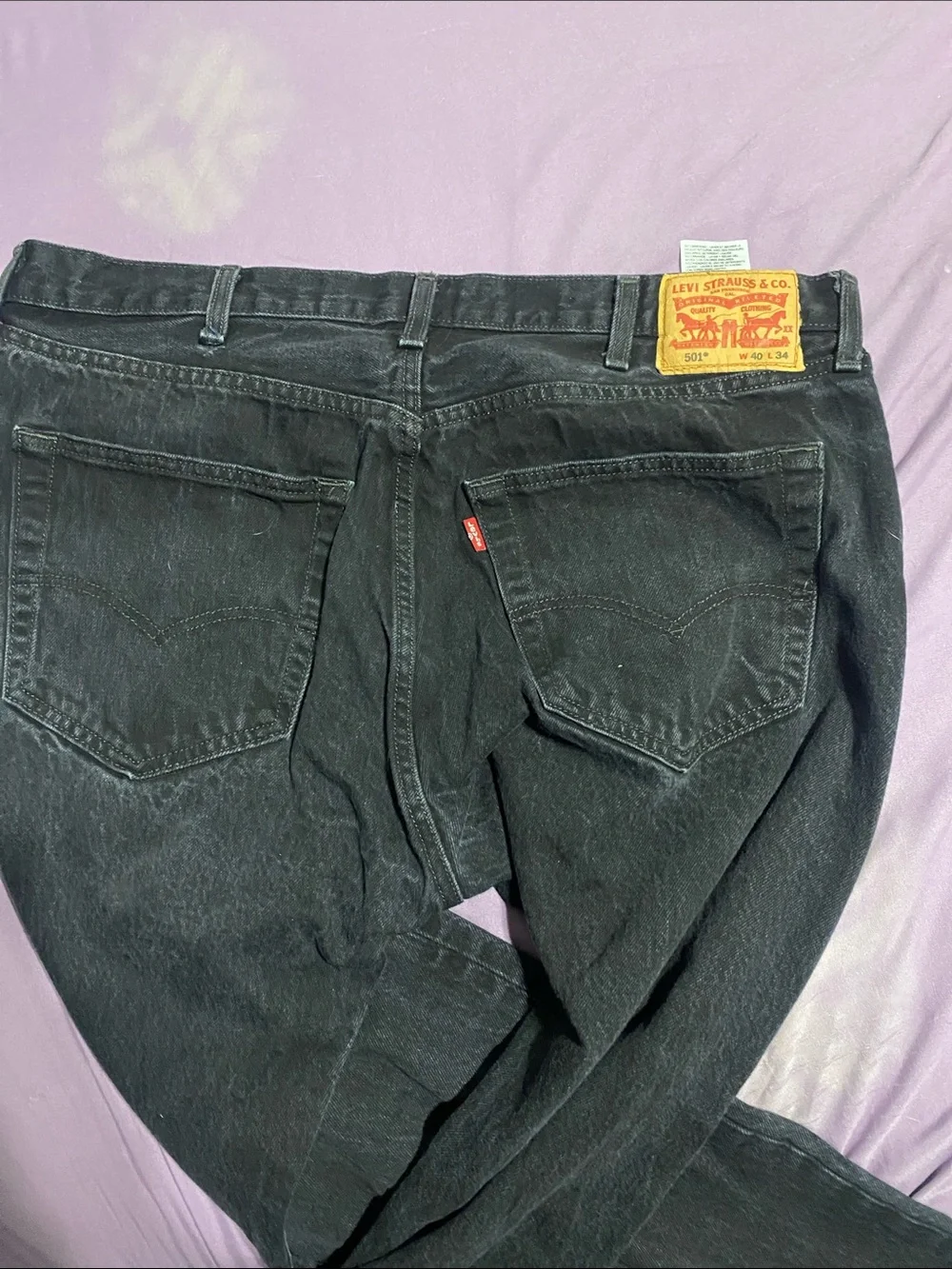 501 black Levi’s waist 40 34 length good condition